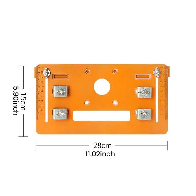 Cutting Machine Base Plate Circular saw guide base plate 90 degree flat cut 45 degree miter cut high precision woodworking
