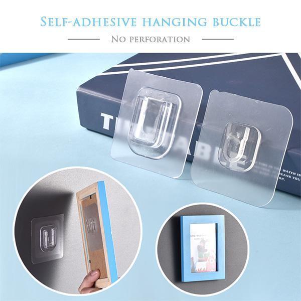 5PCS Double-sided Adhesive Wall Hooks No trace hook without punching