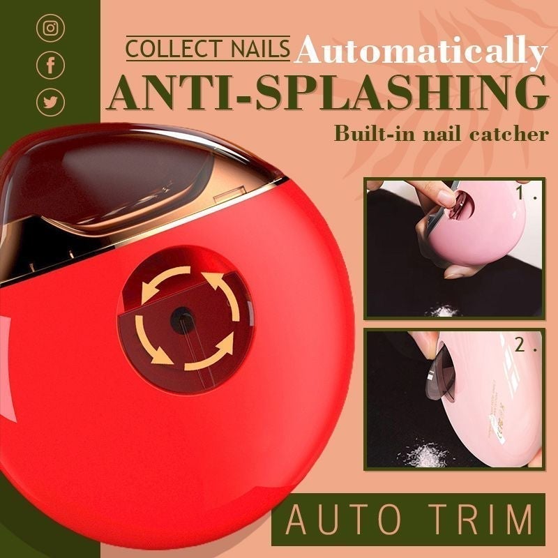 Fully Automatic Electric Nail Clippers Multi-functional Elderly Children Adult Safety Splash-proof Nail Clippers Worry-free Trimming