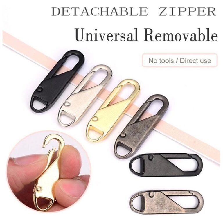 8PCS Alloy Universal Zipper Puller Removable Zipper Slider DIY Sewing Instant Repair Zipper
