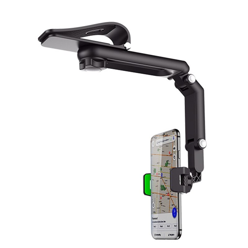 Rotatable and Retractable Car Phone Holder Portable Foldable Car Sun Visor GPS Mount Phone Holder