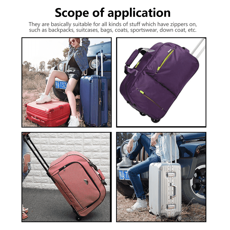 8PCS Alloy Universal Zipper Puller Removable Zipper Slider DIY Sewing Instant Repair Zipper