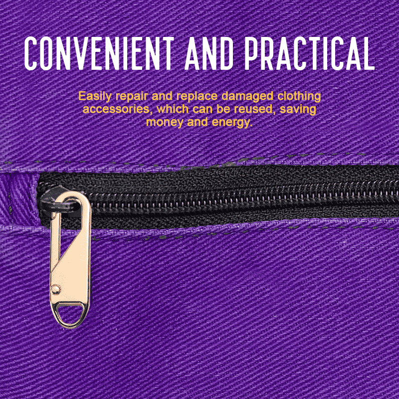 8PCS Alloy Universal Zipper Puller Removable Zipper Slider DIY Sewing Instant Repair Zipper