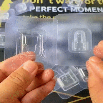 5PCS Double-sided Adhesive Wall Hooks No trace hook without punching