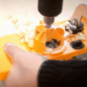 7Pcs Set 35mm Cup Style Hinge Jig Boring Hole Drill Guide Forstner Door Hole Template Wood Cutter Carpenter Woodworking Tools