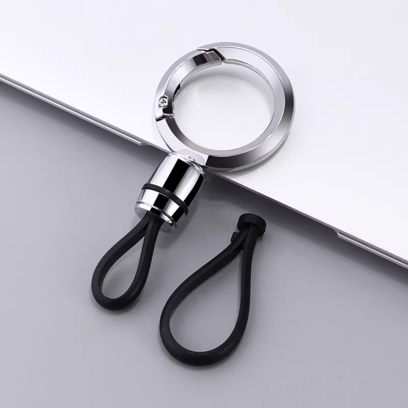 2Pcs High-end Men’s Car Keychain Lanyard