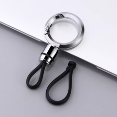 2Pcs High-end Men’s Car Keychain Lanyard