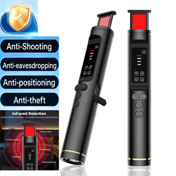 Smart Anti-Recording, Hidden Camera & GPS Detector | 6-in-1 Counter-Surveillance Device with Infrared and Magnetic Field Detection