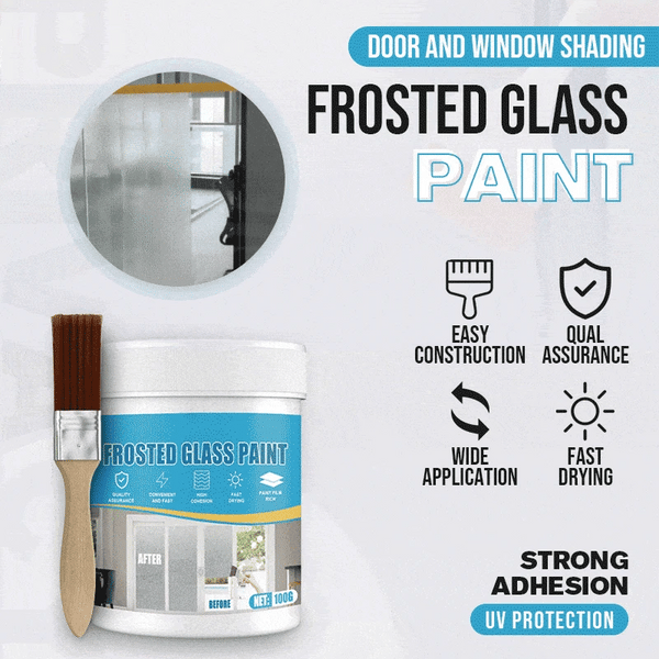 100g/3.53oz Frosted Glass Paint Door And Window Shading Matt Matte Frosted Glass Paint Frosted Glass Paint Window Shading Paint