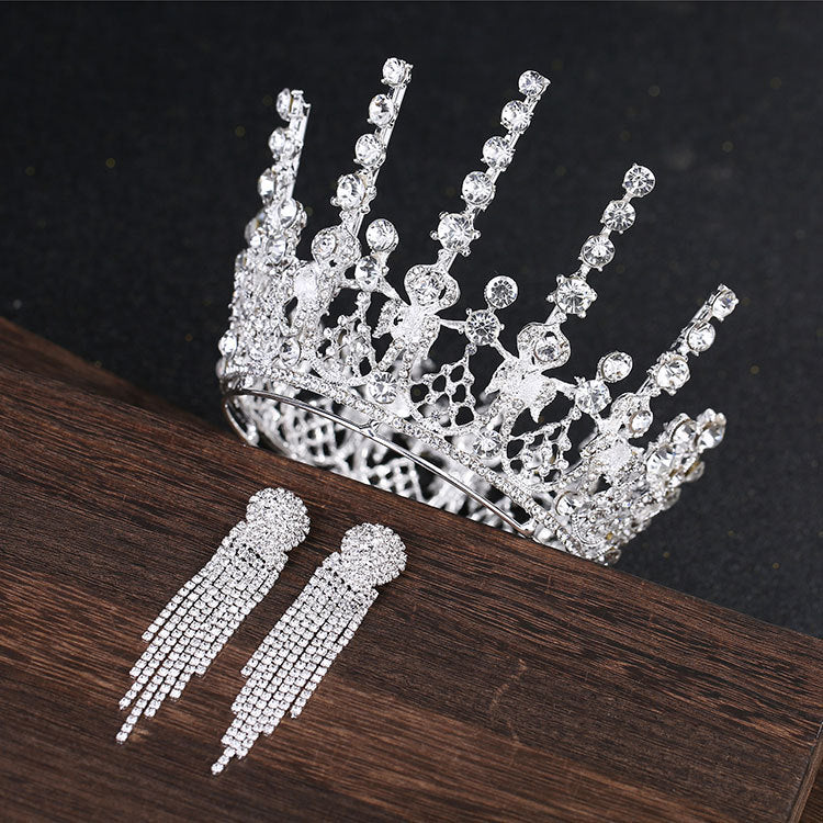 Jeweled Crowns Beautiful Headpiece Wedding Crown Wedding Tiaras Hair Accessories for Prom Birthday Costume Party
