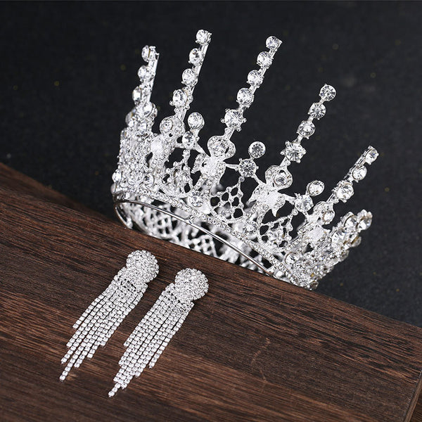 Jeweled Crowns Beautiful Headpiece Wedding Crown Wedding Tiaras Hair Accessories for Prom Birthday Costume Party