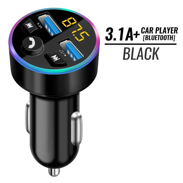 12V-24V Car Charger Cigarette Lighter Phone USB Adapter Mobile Phone Charger Dual USB Digital Display Voltmeter Fast Charging