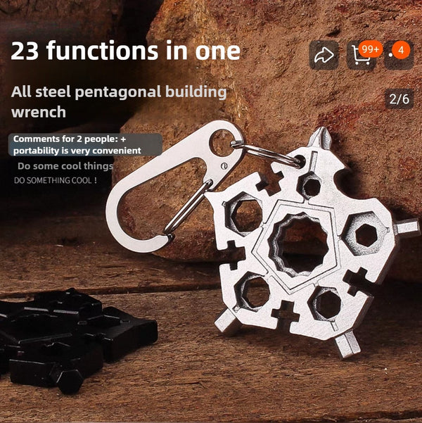 23- in-1 Snowflake Pocket EDC Wrench
