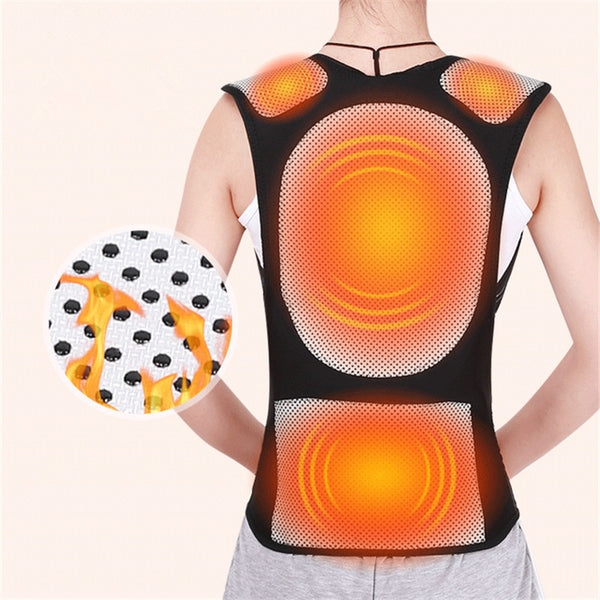 Smart Heating Magnetic therapy Vest Autumn Winter Unisex Infrared Electric Heating Clothes Outdoor Flexible Thermal Winter Warm Waistcoat Vest