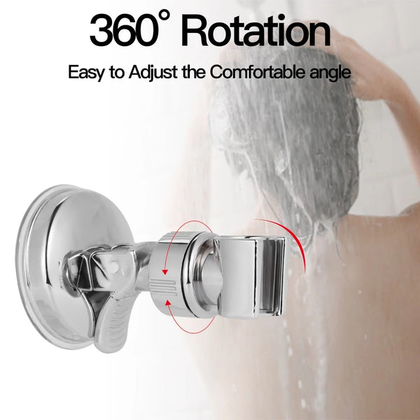 Bathroom Bracket Suction cup holder Shower Rail Head Slider Holder Universal ABS Not Fall Off Bracket