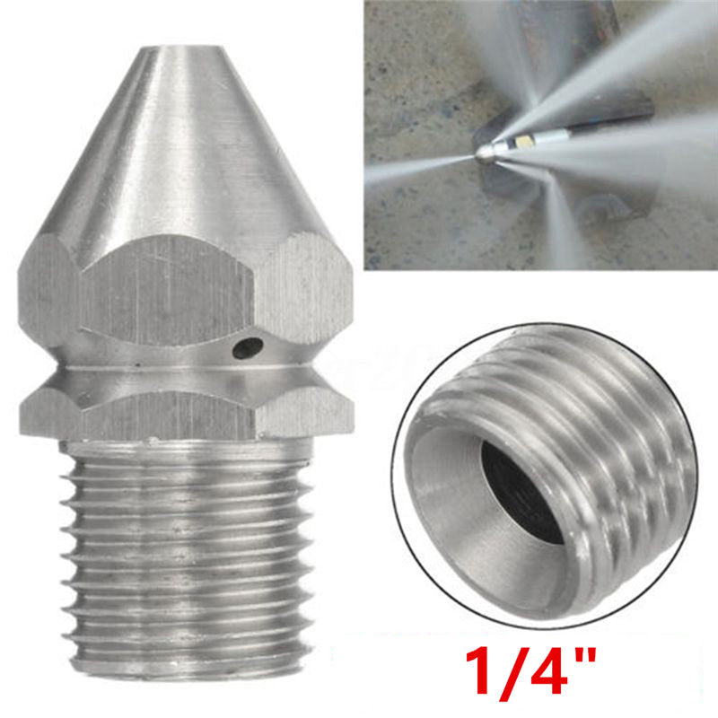 Rotary Clearning Nozzle High Quality Forward Hole Cleaning Nozzle Pressure Washer Drain Sewer Cleaning Pipe Spray Nozzle