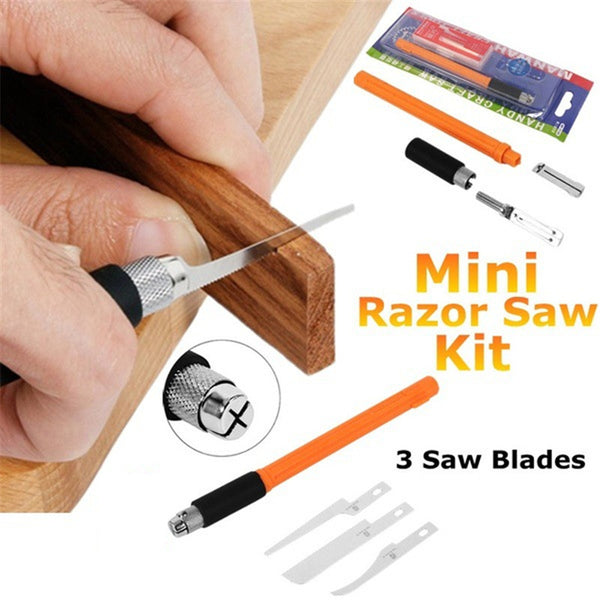 Mini Razor Saw Set Kit Set Home DIY Handy Multifunction Craft Saw Blade Model Making Woodworking Handcraft Tools Wholesale