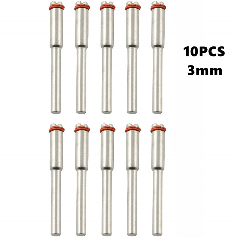 10Pcs For Dremel Accessories 3mm/2.35mm/3.17mm Miniature Clamping Connecting Lever Polishing Wheel Mandrel Cutting Wheel Holder for Rotary