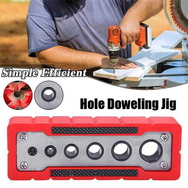 Woodworking 2mm-12mm/3mm-13mm Pocket Hole Doweling Jig Self-centering Vertical Drilling Guide Punching Hole Locator Kit