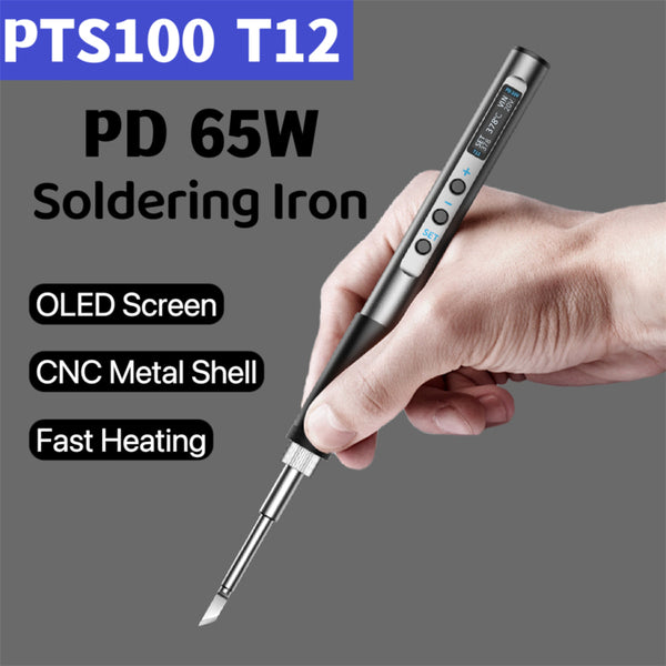 65W Cordless Smart Digital Soldering Iron Soldering Pen Adjustable Temperature Portable Cordless Professional Heating Tool