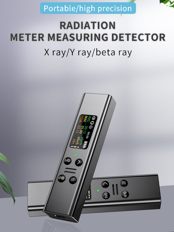 Aluminum Alloy Nuclear Radiation Detector Hand-Held Geiger Counter X/β/Y Ray Radiation Detector Marble Radiation Detection