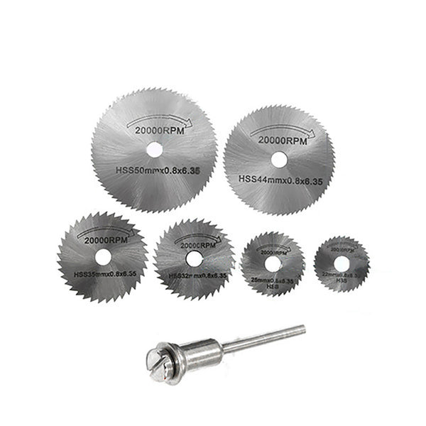 7PCS High Speed Steel Cutting Blade 22mm/25mm/32mm/35mm/44mm/50mm