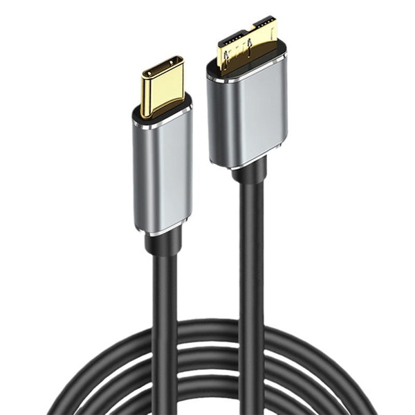 USB-C/USB to Micro B Cord Hard Drive Cables Braided USB 3.0 Type C Male to Micro B Male Cable