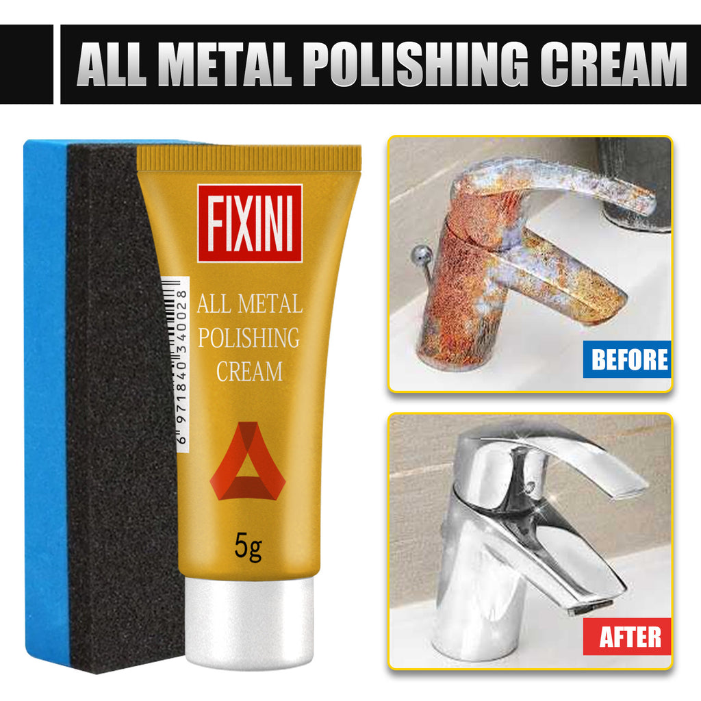 3Pcs Metal Polish Cream Copper Tire Rust Polishing Kitchen Metal Polishing Multifunctional Cleaning Care Cream