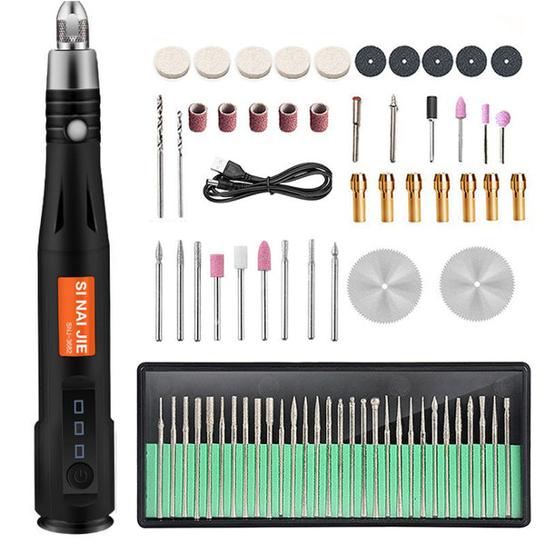Electric Drill Grinder Engraver Pen Grinder Mini Drill Electric Rotary Tool Grinding Machine 16Pcs/30Pcs/72Pcs/137Pcs Set Kit