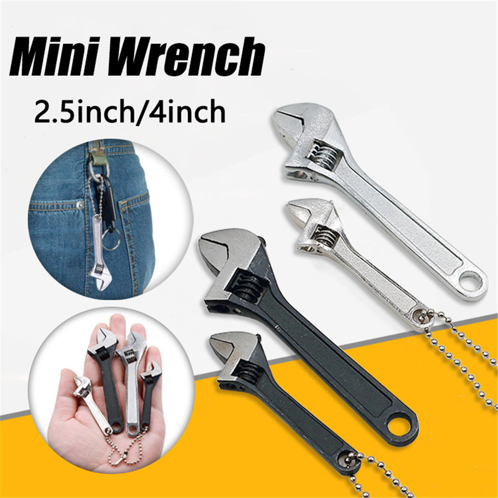 Mini Adjustable Spanner Portable Alloy Steel Micro Adjustable Wrench Multifunction Small Spanners Durable Hand Tools