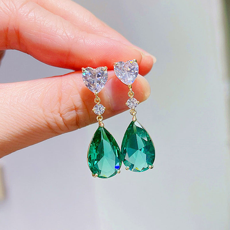 Crystal Zirconia Earrings