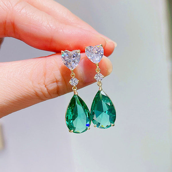 Crystal Zirconia Earrings