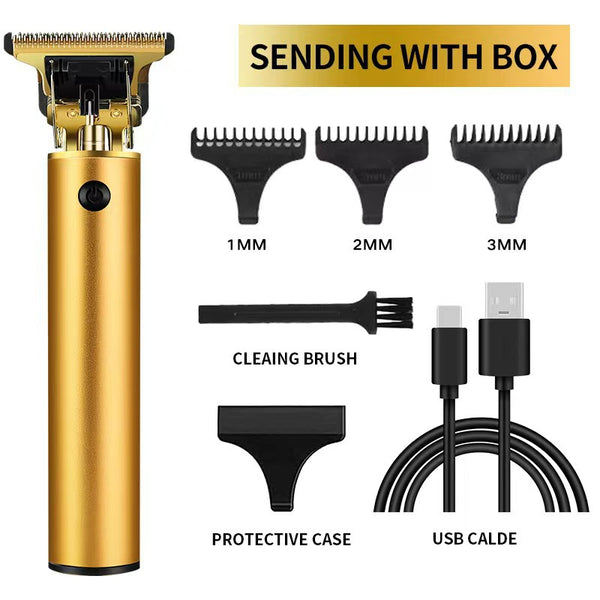 T9 Electric Vintage Hair Clippers Hair Sculpting Professional Hair Clippers Razor