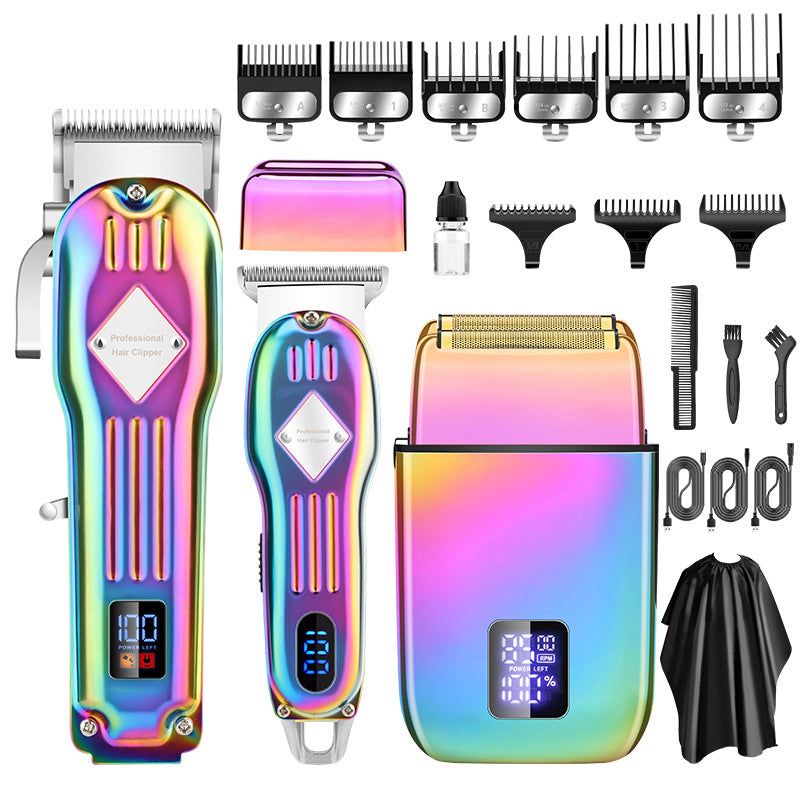 Newest LCD Digital Hair Clipper Cordless Electric Shaver Hair Cutting Machine For Man Professional Barber Beard Trimmer