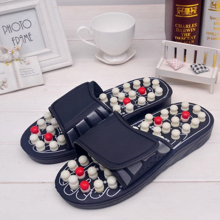 Feet Massage Slippers Foot Reflexology Acupuncture Therapy Massager Walk Stone Shoes Acupuncture Cobblestone Massageador Sandal
