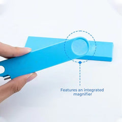 Universal Sewing Machine Threader | Magnetic Nano Threading Gauge | Multi-Function Threading Device (with Magnifying Glass + Ruler + Magnetic Storage) | Portable Home Sewing Tool
