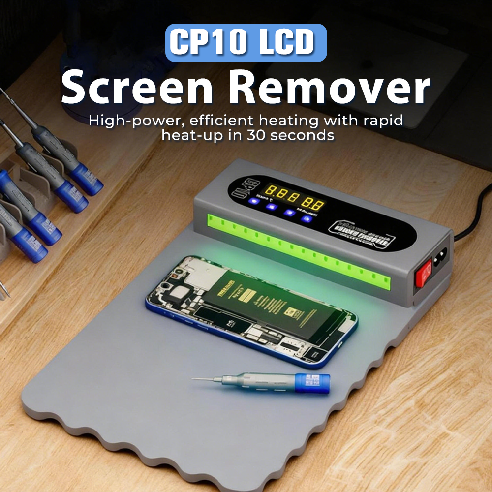 Professional Portable Phones & Tablets LCD Screen Remover – Professional Heating & Dust Detection Tool for Under 10.5 Inches Repair