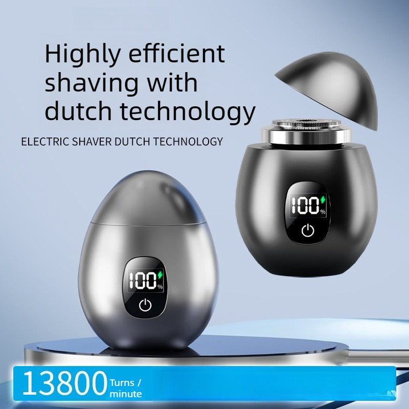 Mini Titanium Alloy Electric Digital Display Shaver｜Portable Wet & Dry Shaving｜Type-C Fast Charging｜365-Day Extended Battery Life｜Water-Resistant｜Men's Shaver