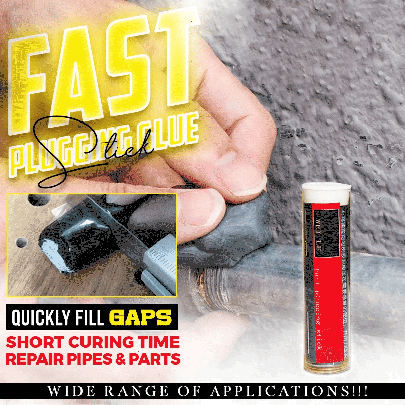 2Pcs Metal Plastic Steel Hole Crack Fast-Blocking Sealant Glue Welding Stick For Water Pipe Hole Filling Fuel Tanks Leak Repair