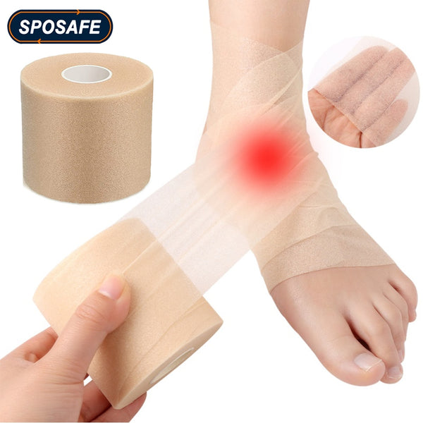 27 Meters Foam Cotton Skin Film Self-adhesive Elastic Bandage Elbow Knee Pads Sponge Muscle Strain Injury Underwrap Patellar Sports Tapes