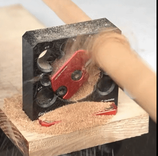 Electric Drill Adjustable Dowel Maker Adjustable Wood Tenon 8mm-20mm With Carbide Blade Electric Drill Milling Dowel Round Rod Auxiliary Tool Free Shipping