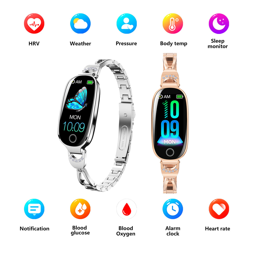 F81 New Smart Watch Women's Fashion Watch, Small Fresh Watch, Menstrual Tracking, Step Counting, Sports Smart Bracelet