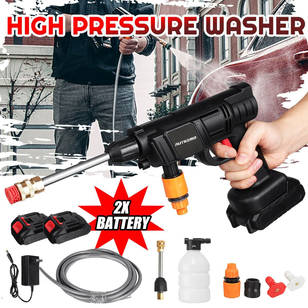 Cordless Portable High Pressure Water Spray Washing Machine With 5m long water pipe