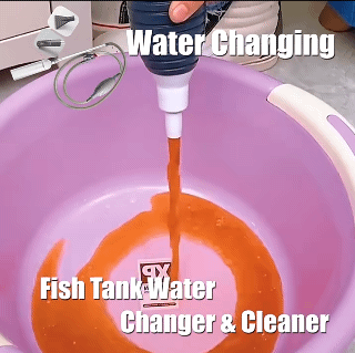 Multipurpose Fish Tank Water 0il Fluid Changer Semi-Auto Fish Tank Water Changer & Cleaner 2.6M Siphon Aquarium Cleaning Pipe Vacuum Pump Gravel Cleaner Tool