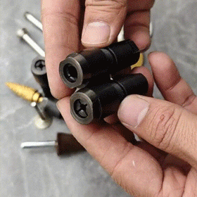 2PCS Angle Grinder Modified Adapter to Straight Grinder Chuck 3mm 6mm For 100-type Angle Grinder M10 Thread grinding polishing cuttin