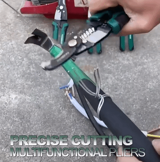 4 in 1 Wire Cutting Pliers Wire Stripper Pliers Cable Cutter Crimping Stripping Hand Tool