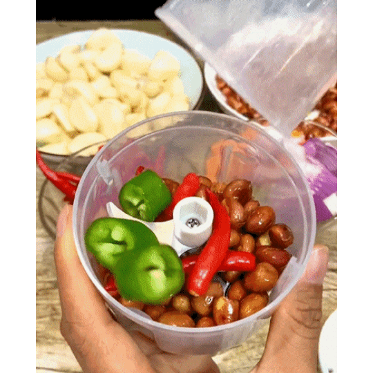 Electric Food Mashers Wireless USB Rechargeable Garlic Mashers Food Grinders Chili Vegetable Crushers Fruit and Meat Mashers