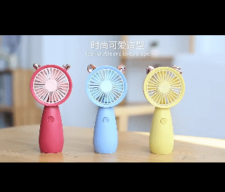 USB Handheld Small Electric Fan Summer Desktop Portable Handheld Mini Small Electric Fan