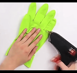 20W Hot Melt Glue Gun with 10pcs Glue Stick 7mm*190mm Mini Gun Thermo Electric Heat Temperature Tool DIY Glue Gun Repair Set