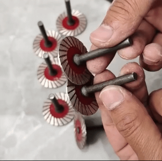 Diamond Slicing 40mm blades Shank Circular Saw Blade Wood Metal Stone Cutting Discs With Mandrel 40mm Stone Carving Small